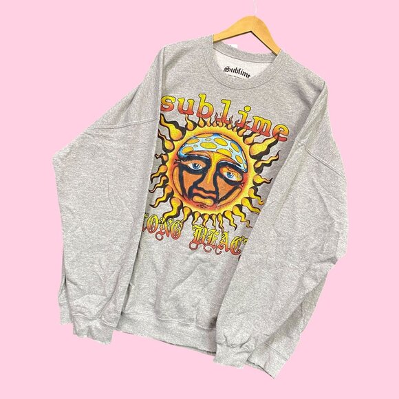 Sublime 40oz to Freedom Rock Band Oversized Crewneck Sweater L/XL - Picture 3 of 4